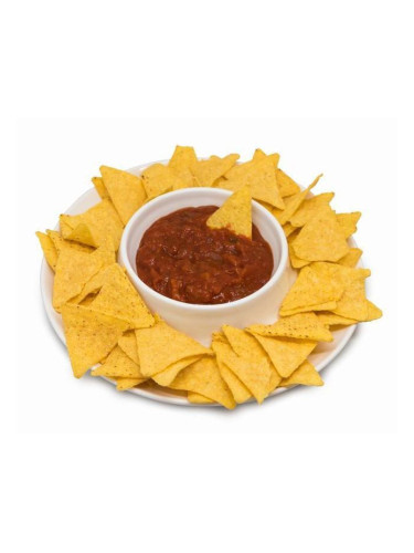 Кръгло порцеланово плато Nerthus с отделение за сос