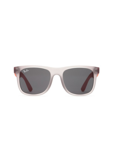 Ray-Ban Junior RJ9069S 705987 48 - квадратна слънчеви очила, детски, сиви