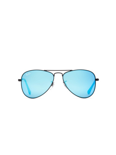 Ray-Ban Junior Aviator RJ9506S 201/55 50 - pilot слънчеви очила, детски, черни, огледални