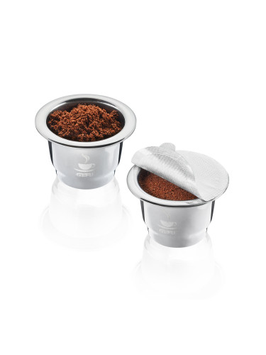 Многократни кафе капсули GEFU CONSCIO за кафемшини NESPRESSO - 2 бр.
