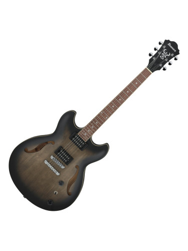 Ibanez AS53-TKF Transparent Black Flat Джаз китара