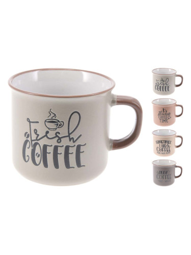 ЧАША ЗА ТОПЛИ НАПИТКИ АСОРТИ 285 МЛ