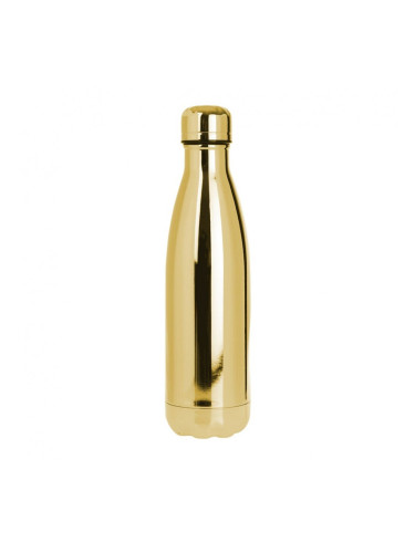 Термобутилка Nerthus стоманена - цвят шампанско - 500 мл