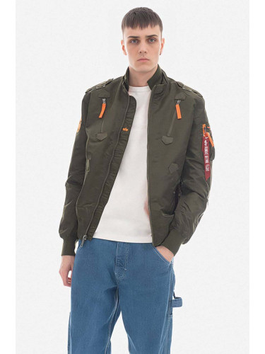 Яке бомбър Alpha Industries Kurtka Alpha Industries Falcon II 156109 257 в зелено преходен модел