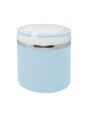 Стоманена кутия за храна Nerthus пастелно синя - 700 мл