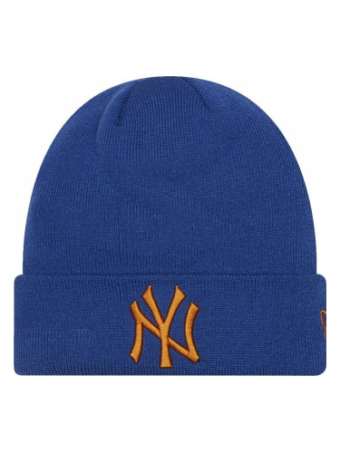 New York Yankees MLB League Essential Cuff Beanie Blue/Orange UNI Шапка