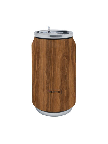 Термос Nerthus WOOD CAN - 330 мл