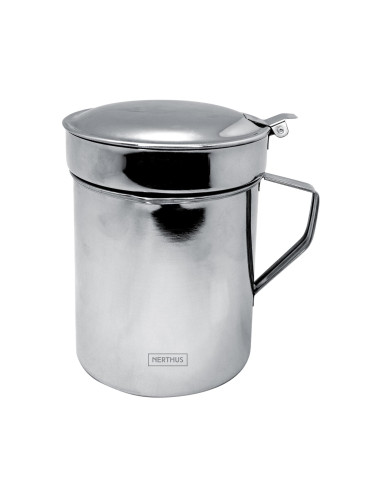 Стоманен съд Nerthus за прецеждане на мазнина - 900 мл