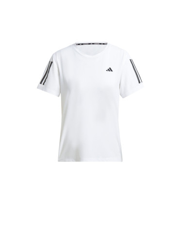 ADIDAS PERFORMANCE Функционална тениска 'Own The Run'  черно / бяло