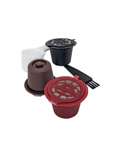 Комплект многократни капсули Nerthus за кафемашини NESPRESSO - 5 части