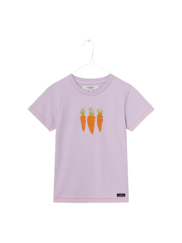A Monday in Copenhagen Тениска 'Carrot'  тревнозелено / лавандула / оранжево