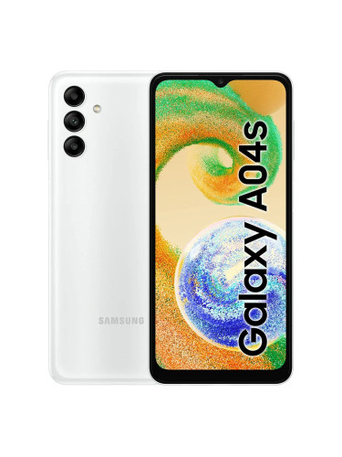 Samsung Galaxy A04s 32GB 3GB RAM White Dual SIM, ДДС фактура