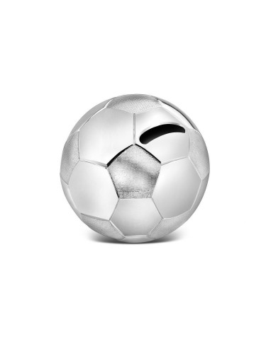 Детска касичка ZILVERSTAD FOOTBALL в сребрист цвят