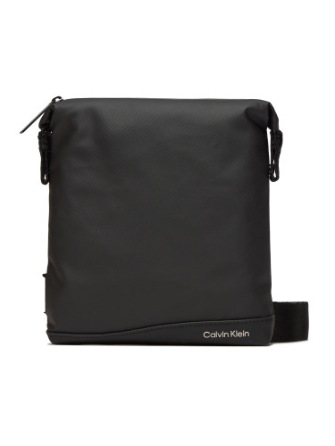 Мъжка чантичка Calvin Klein Rubberized Conv Flatpack K50K511254 Черен