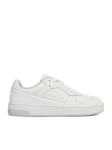 Сникърси Calvin Klein Jeans Basket Cupsole Low Lth In Sat YM0YM00867 Бял