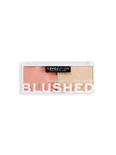 MAKEUP REVOLUTION  Relove by Revolution Colour Play Blushed Duo Sweet Палитра  5gr