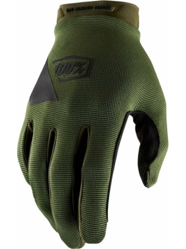 100% Ridecamp Gloves Army Green/Black XL Велосипед-Ръкавици