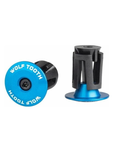 Wolf Tooth Alloy Bar End Plugs Blue Дръжки
