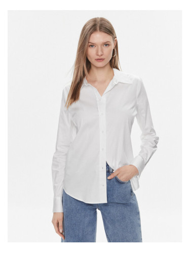 Calvin Klein Риза K20K206462 Бял Slim Fit