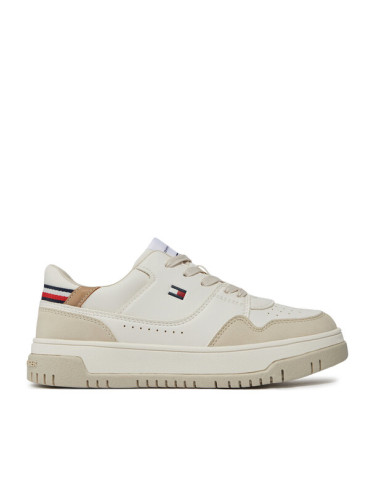 Tommy Hilfiger Сникърси Low Cut Lace-Up Sneaker T3X9-33366-1269 S Бял