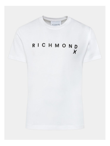 Richmond X Тишърт Aaron UMP24004TS Бял Regular Fit