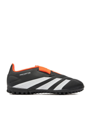 adidas Обувки за футбол Predator 24 Club Hook-and-Loop Turf Boots IG5430 Черен