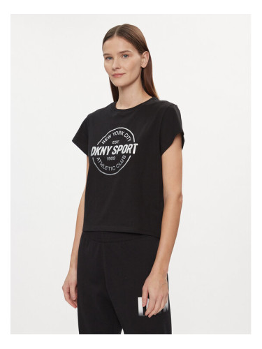 DKNY Sport Тишърт DP3T9563 Черен Relaxed Fit