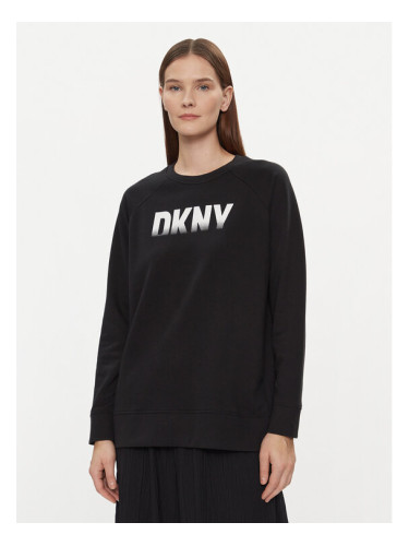 DKNY Sport Суитшърт DP3T9623 Черен Relaxed Fit