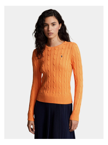 Polo Ralph Lauren Пуловер Julianna 211891640008 Оранжев Slim Fit