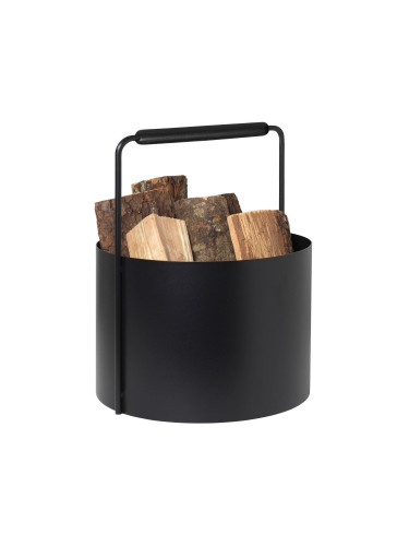 Поставка за дърва BLOMUS ASHI черна - размер M