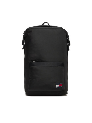 Tommy Jeans Раница Tjm Daily Rolltop Backpack AM0AM11965 Черен