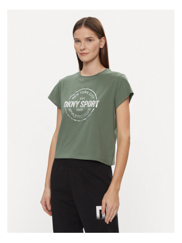 DKNY Sport Тишърт DP3T9563 Зелен Relaxed Fit