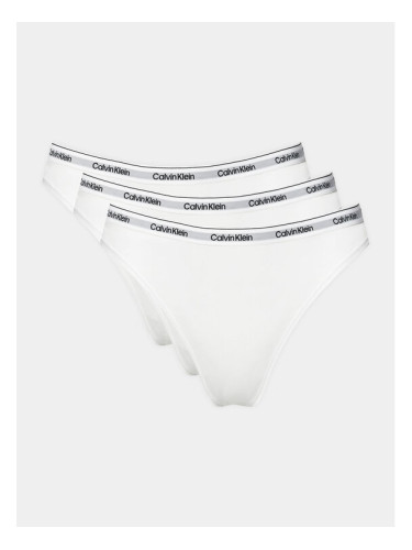 Calvin Klein Underwear Комплект 3 чифта прашки 000QD5209E Бял