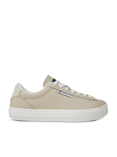 Tommy Jeans Сникърси Tjw Cupsole Sneaker Ess EN0EN02508 Бежов