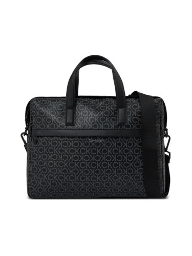 Calvin Klein Чанта за лаптоп Ck Must Laptop Bag Mono K50K511765 Черен