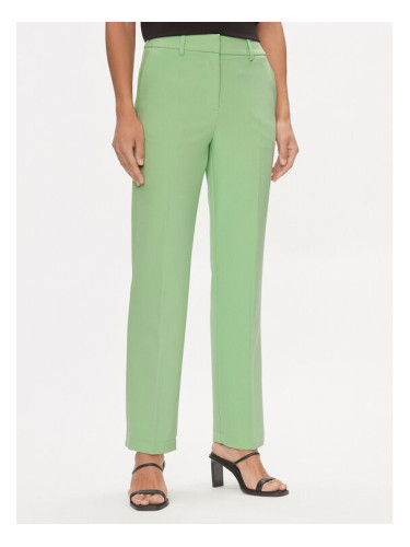YAS Текстилни панталони Likka 26030744 Зелен Regular Fit