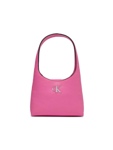 Calvin Klein Jeans Дамска чанта Minimal Monogram Shoulder Bag K60K610843 Розов