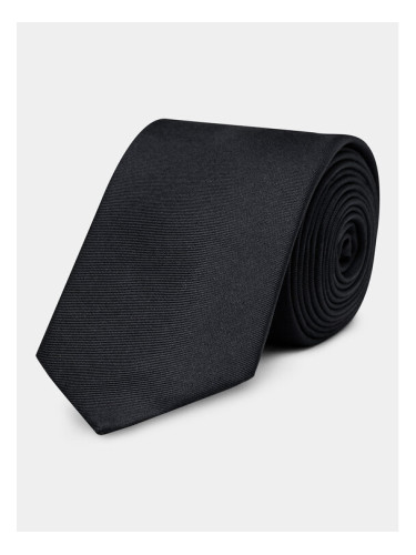 Calvin Klein Вратовръзка Twill Solid Silk Tie K10K112320 Черен
