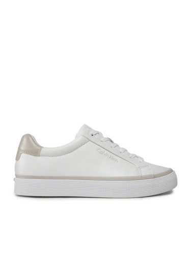 Calvin Klein Сникърси Vulc Lace Up - Diamond Foxing HW0HW01865 Бял