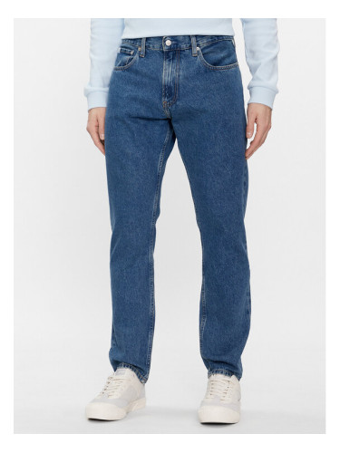 Calvin Klein Jeans Дънки Authentic J30J324565 Тъмносин Straight Fit