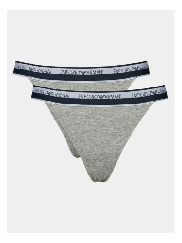 Emporio Armani Underwear Комплект 2 чифта прашки 164522 4R227 00948 Сив