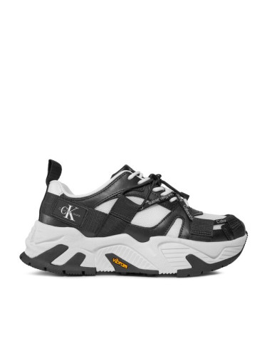 Calvin Klein Jeans Сникърси Chunky Runner Vibram Mix Ml Fad YW0YW01311 Черен