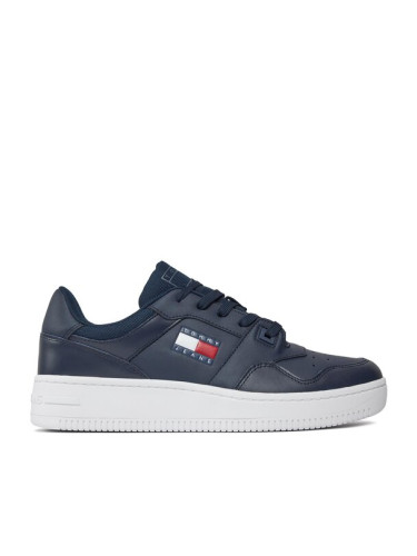 Tommy Jeans Сникърси Tjm Retro Basket Ess EM0EM01395 Тъмносин