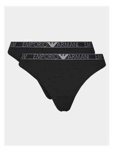 Emporio Armani Underwear Комплект 2 чифта прашки 163333 4R223 00020 Черен