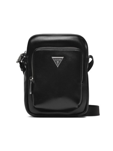 Guess Мъжка чантичка Bellagio Eco Mini-Bags HMBELG P4163 Черен