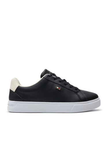 Tommy Hilfiger Сникърси Flag Court Sneaker FW0FW08072 Черен