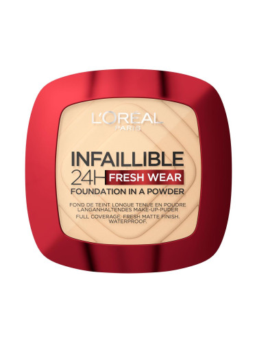 L'Oréal Paris Infaillible 24H Fresh Wear Foundation In A Powder Фон дьо тен за жени 9 g Нюанс 130 True Beige