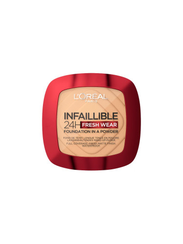 L'Oréal Paris Infaillible 24H Fresh Wear Foundation In A Powder Фон дьо тен за жени 9 g Нюанс 200 Golden Sand