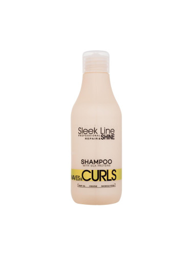 Stapiz Sleek Line Waves & Curls Shampoo Шампоан за жени 300 ml