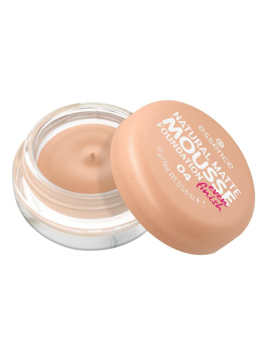 Essence Natural Matte Mousse Фон дьо тен за жени 16 g Нюанс 04